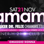 Amami Sabato 21 Novembre